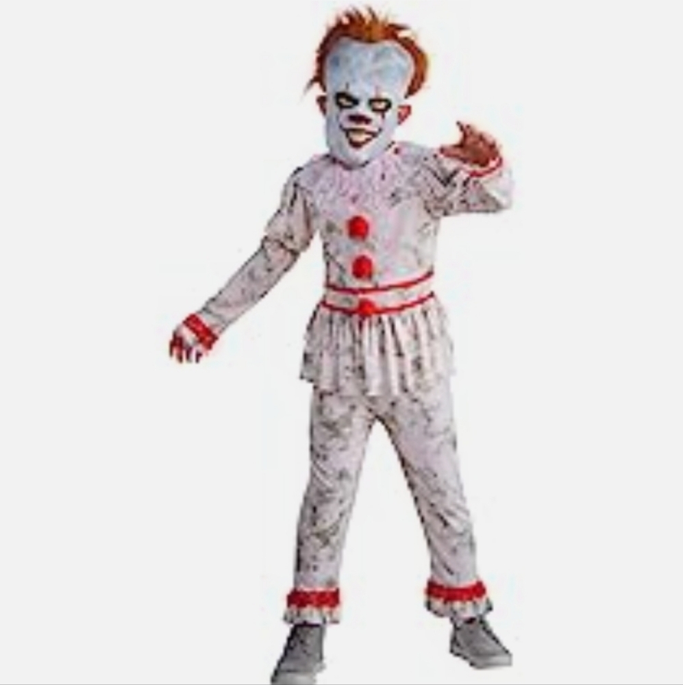 Evil Dancing Clown Child Costume By Palamon Size Medium 8/10